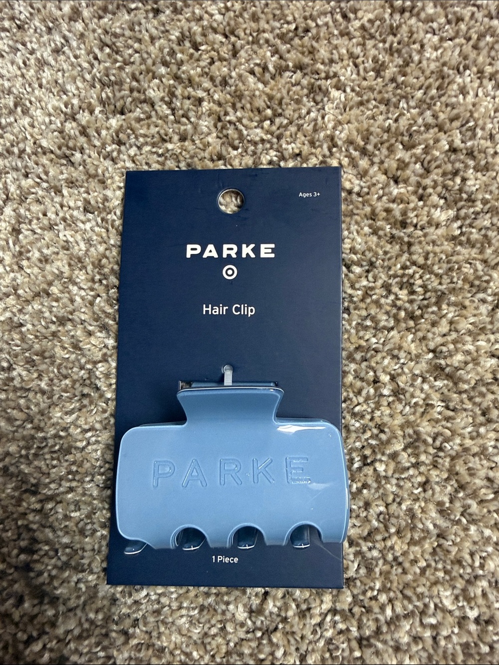 PARKE Blue Hair Clip - Large Grip